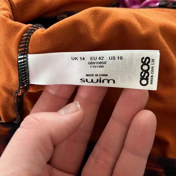 ASOS Tortoise Shell Bikini pink chain strap - Picture 4 of 4